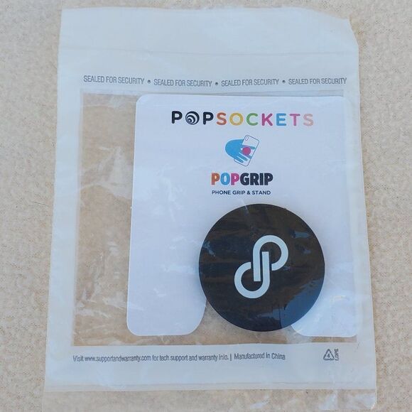Poshmark PopSockets PopGrip Black and White - Picture 2 of 6